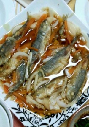 骨まで柔らか豆アジの南蛮漬け-レシピのメイン写真