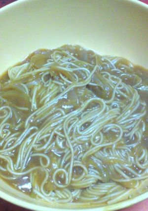 10分簡単!カレーにゅうめん-レシピのメイン写真