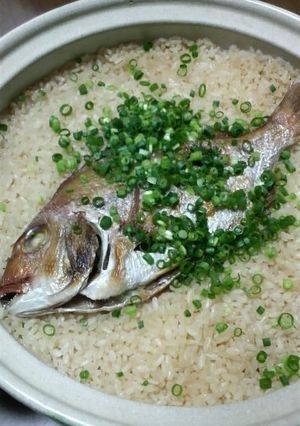 土鍋で鯛飯-レシピのメイン写真
