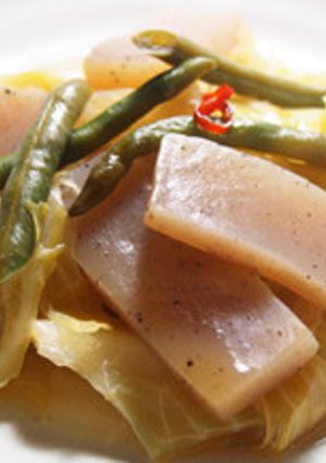 コンニャクとキャベツのあっさり煮-レシピのメイン写真