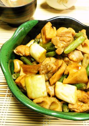 鶏とれんこんの味噌煮-レシピのメイン写真