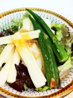 山芋&オクラの梅肉和え-レシピのメイン写真