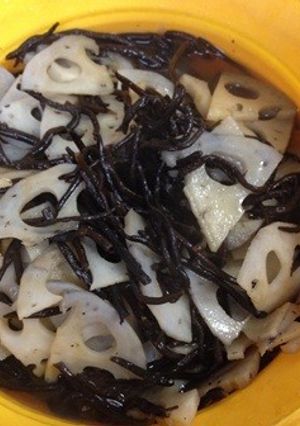 レンジで基本のひじき煮-レシピのメイン写真