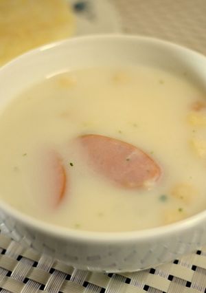 ササッと簡単♪あったかウインナースープ-レシピのメイン写真