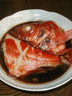 キンメ煮付け(男性、子供向け)-レシピのメイン写真