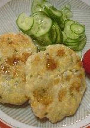 はなびし草のレンコンと豆腐のお焼き-レシピのメイン写真