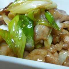 รูปของ 長ネギ消費に＊長ねぎと豚肉のオイ炒め＊