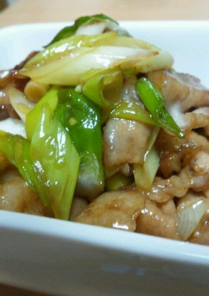 長ネギ消費に＊長ねぎと豚肉のオイ炒め＊-レシピのメイン写真