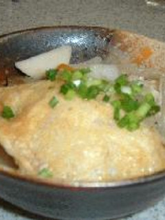 包みうどん with 鶏だんごと根菜のごま汁鍋♪-レシピのメイン写真