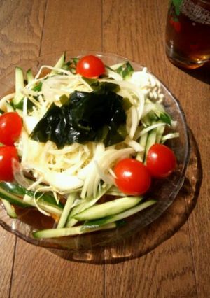 *サラダうどん*簡単*-レシピのメイン写真