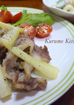 牛肉とセロリの炒め物-レシピのメイン写真
