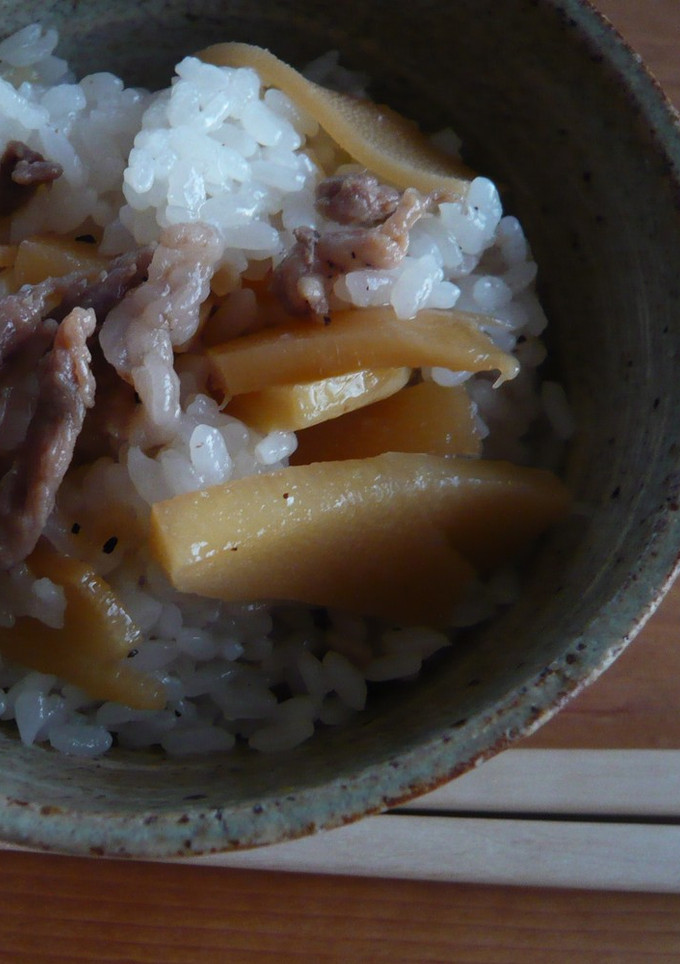 筍と豚肉の混ぜごはん-レシピのメイン写真