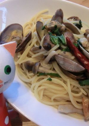 あさり×しそ×しめじのペペロンチーノ-レシピのメイン写真