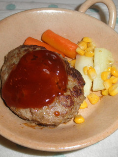 ハンバーグ-レシピのメイン写真