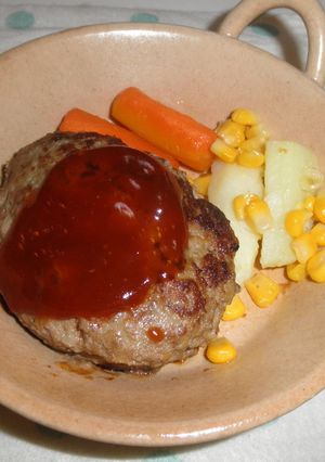 ハンバーグ-レシピのメイン写真