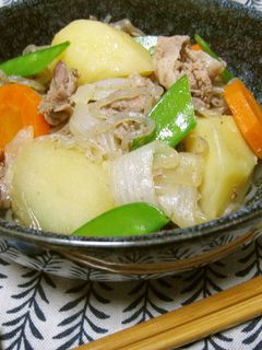 豚こま肉で♪肉じゃが~バターでコク旨✿-レシピのメイン写真