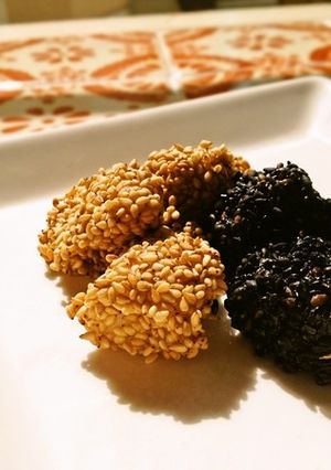 １分で変身★なんちゃって胡麻団子-レシピのメイン写真