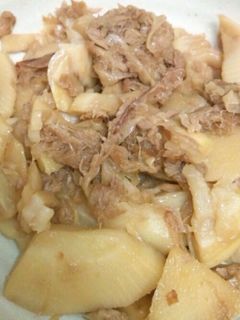 たけのことシーチキンの甘辛煮-レシピのメイン写真