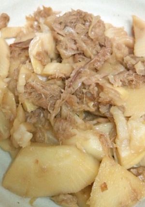 たけのことシーチキンの甘辛煮-レシピのメイン写真