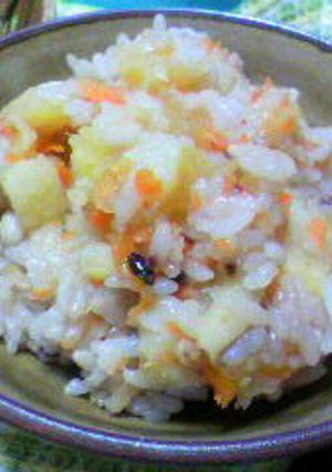 ホクホクお芋のにっこりご飯-レシピのメイン写真