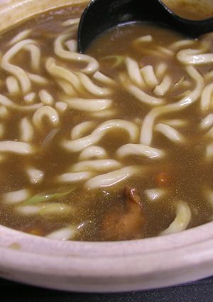スープカレーをリメイク♥カレーうどん鍋-レシピのメイン写真