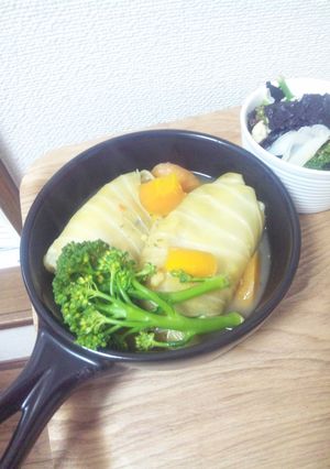 ひよこ豆のベジタリアンロールキャベツ-レシピのメイン写真