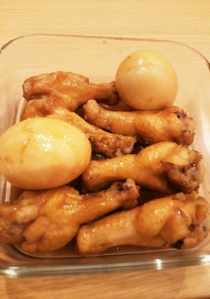 手羽元の煮物♪-レシピのメイン写真