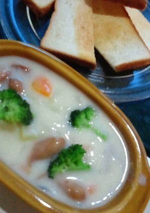 お肉がないときにウインナーシチュー♪-レシピのメイン写真
