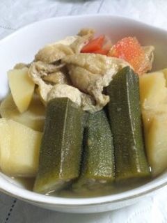 オクラとジャガイモの煮物-レシピのメイン写真