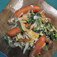 รูปของ ☆ウインナーと野菜の塩麹入り卵とじ☆