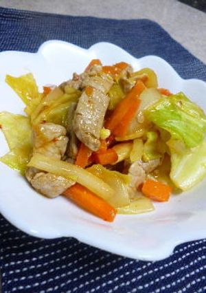 塩麹入り　豚ヒレ肉と野菜のケチャップ炒め-レシピのメイン写真
