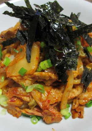 豚キムチ焼うどん-レシピのメイン写真