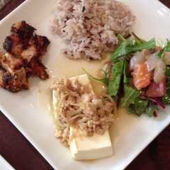 รูปของ 鶏そぼろ＆えのきのあんかけ豆腐♡