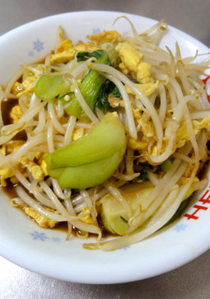ちんげん菜と卵のオイスター炒め-レシピのメイン写真