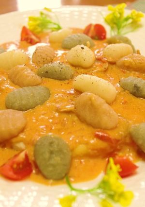 パスタソースで春のマッシュポテト-レシピのメイン写真