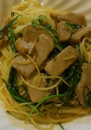 あさつきと、づけマグロのパスタ-レシピのメイン写真