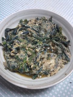 わらびの卵とじ-レシピのメイン写真