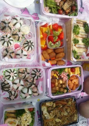 2012年お花見弁当(^-^)v-レシピのメイン写真