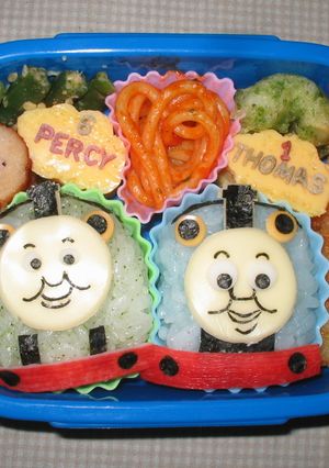 トーマス＆パーシーのおにぎり-レシピのメイン写真