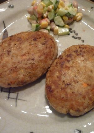 野菜たっぷりハンバーグ♪-レシピのメイン写真