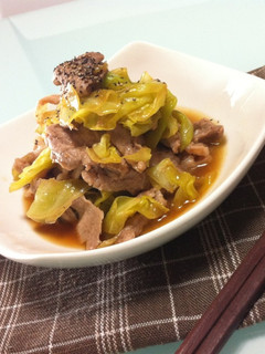 豚肉とキャベツのバター醤油BP炒め♪-レシピのメイン写真