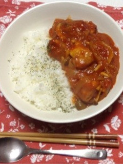 簡単*チキンのトマト煮込み-レシピのメイン写真