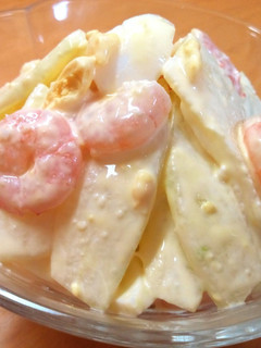 冬瓜とむき海老のタルタルサラダ-レシピのメイン写真