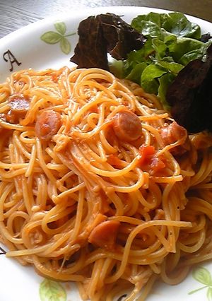 ＊♪こってりチーズの簡単ナポリタン♪＊-レシピのメイン写真