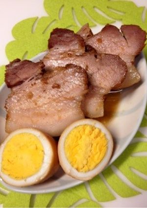 塩麹de豚バラの角煮(煮豚)-レシピのメイン写真