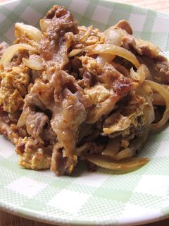 新玉ねぎと豚肉の甘辛卵炒め-レシピのメイン写真