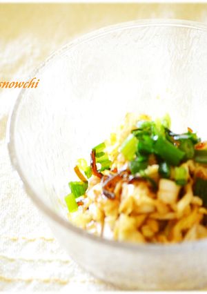 ✿春キャベツと昆布の佃煮のナムル✿-レシピのメイン写真