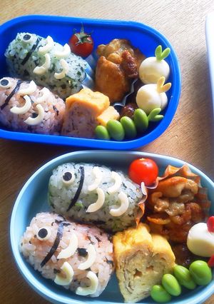＊すぐ出来！彩りごはんでデコこいのぼり＊-レシピのメイン写真
