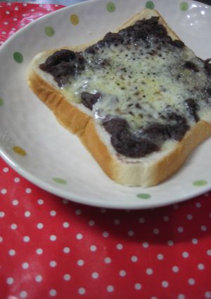 和洋折衷☆あんチーズトースト-レシピのメイン写真