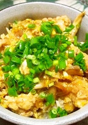ふんわりお肉の節約親子どん♪-レシピのメイン写真